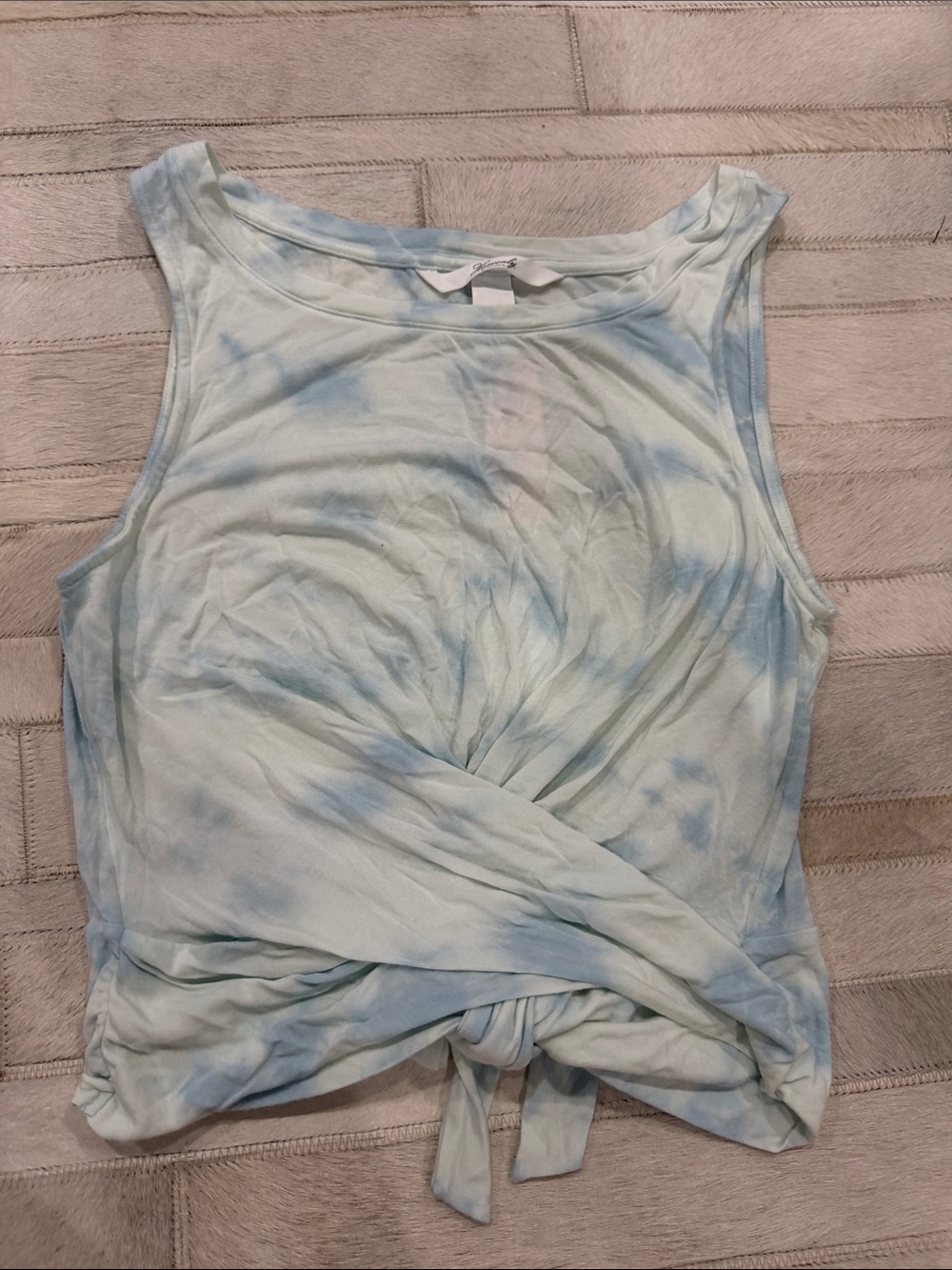 Victoria's Secret  Tie-Dye Knot-Front Tank